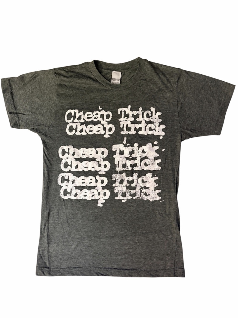 Cheap Trick Tee - Charcoal Gray Band T-Shirt